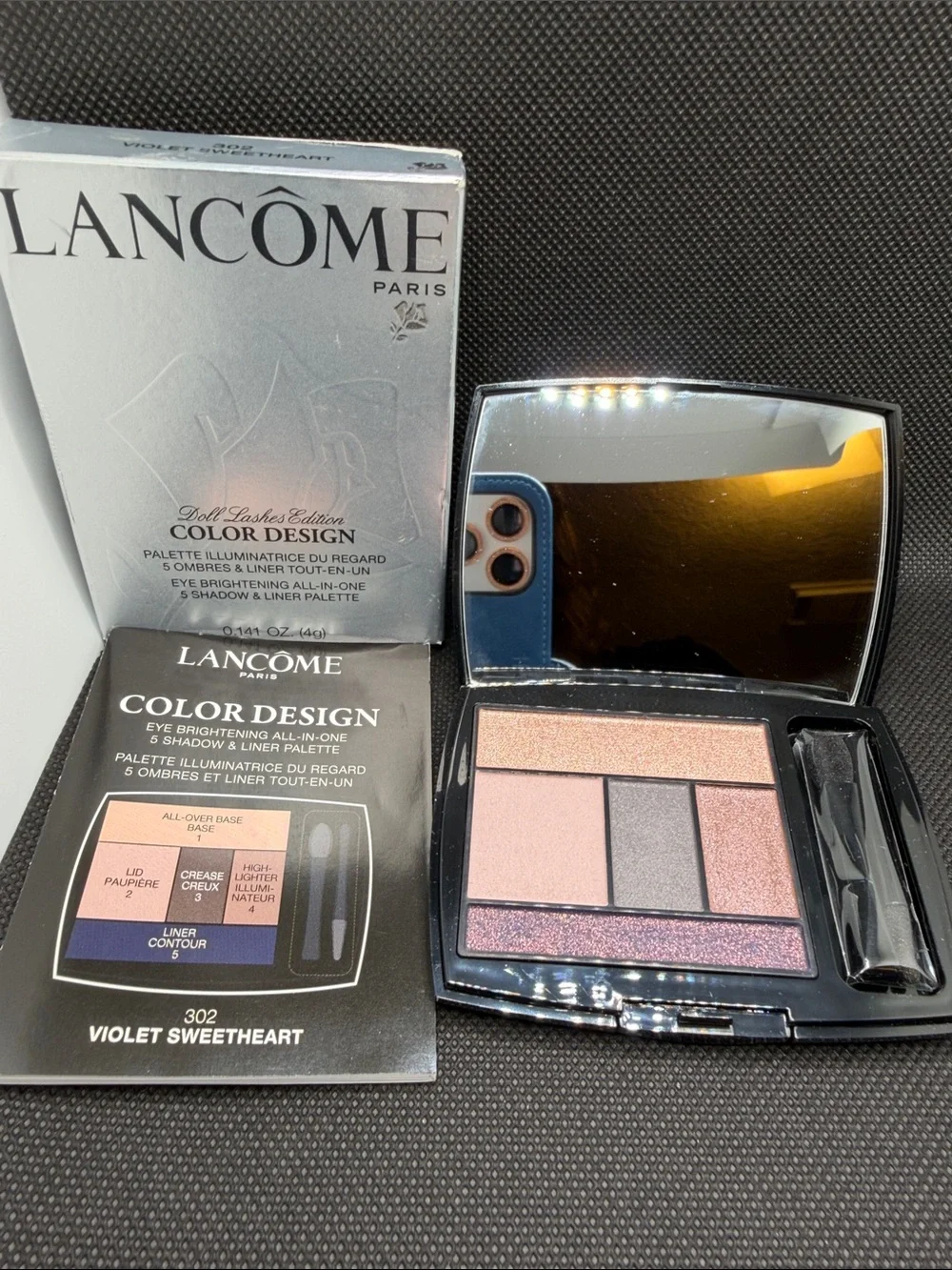 Lancôme color design violet sweetheart palette NWT discontinued